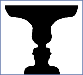 vase optical illusion vase optical illusion